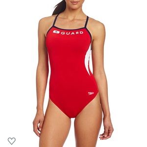 Speedo Size 2 Guard Energy Back Red Sz XS NWT